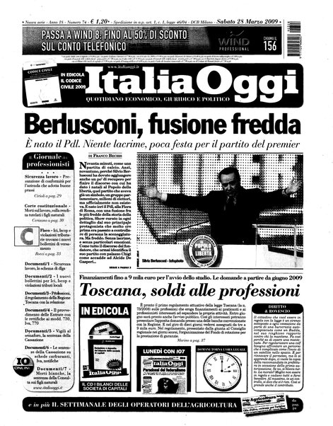 Italia oggi : quotidiano di economia finanza e politica